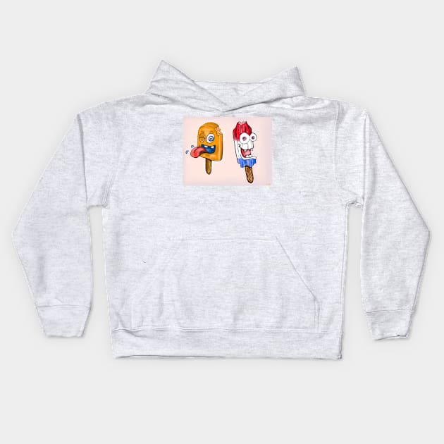 Dessert Kids Hoodie by The Drawing Artist